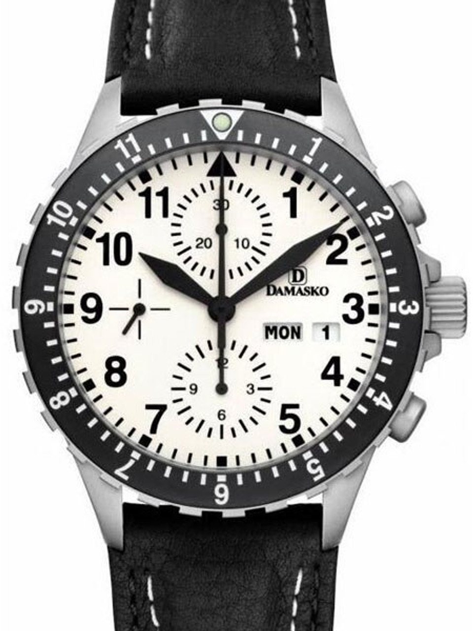 Damasko Swiss Valjoux 7750 Chronograph with Lume Dial and Dual Time Bezel #DC67 Questions & Answers