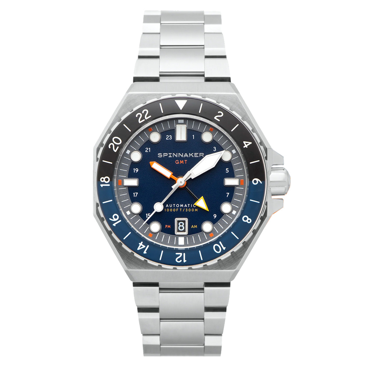 Spinnaker Dumas GMT Navy Black Automatic Dive Watch #SP-5119-22 Questions & Answers