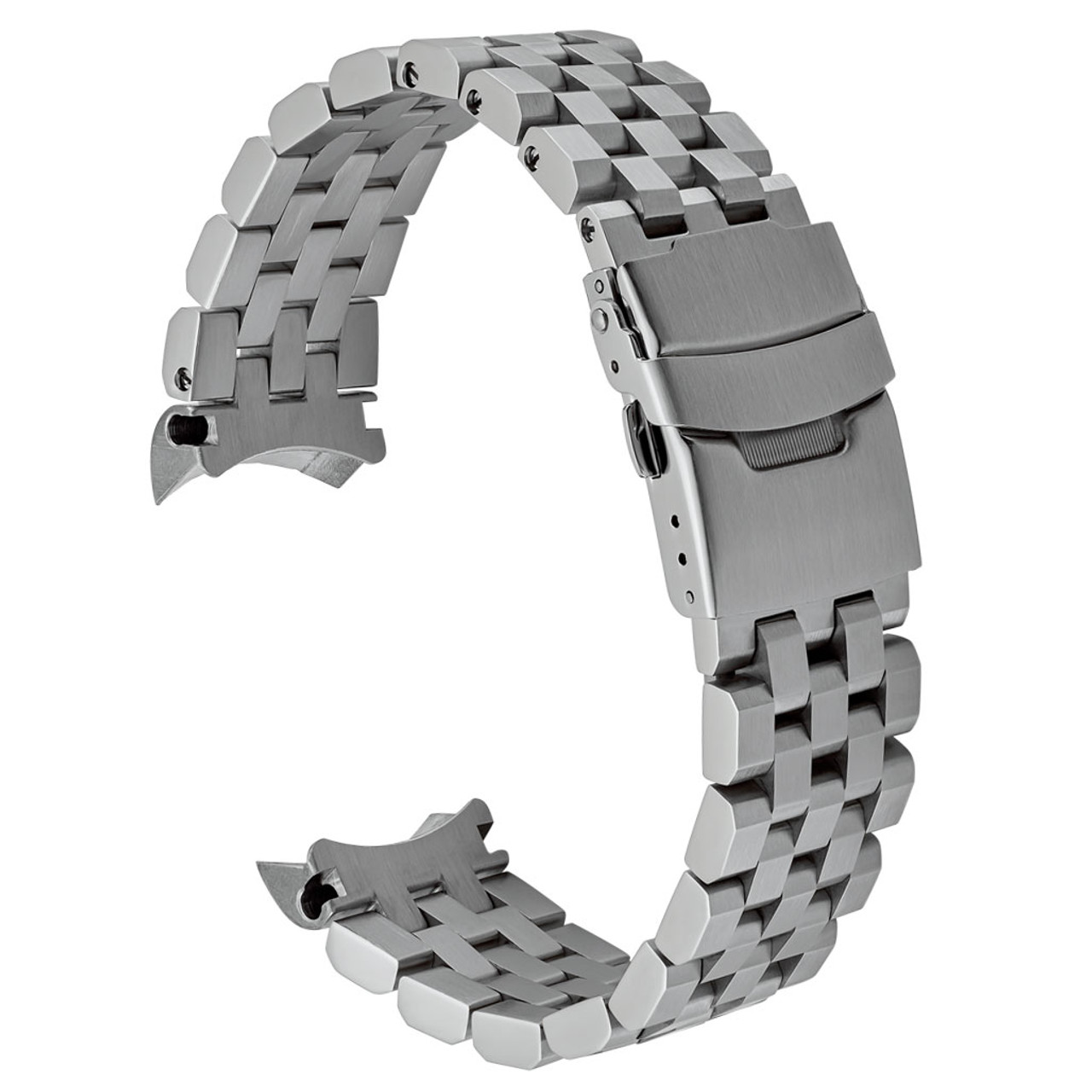 Islander 22mm Brushed Angular Solid-Link Watch Bracelet for SKX007 and Islander 43mm Dive Watches Curved End #BRAC-15 Questions & Answers