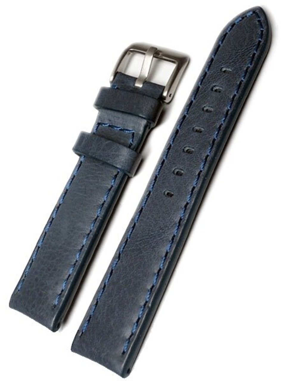 Panerai-Style Blue Leather Strap with Matching Stitching #LBV-98241M Questions & Answers