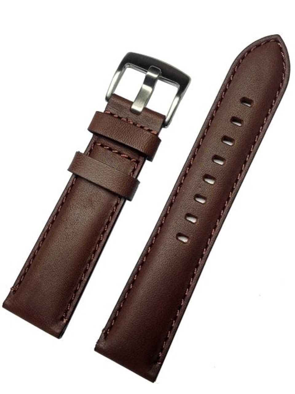 Horween Brown Calfskin Leather with Stainless Steel Buckle #INS-HOR-ESX02 Questions & Answers