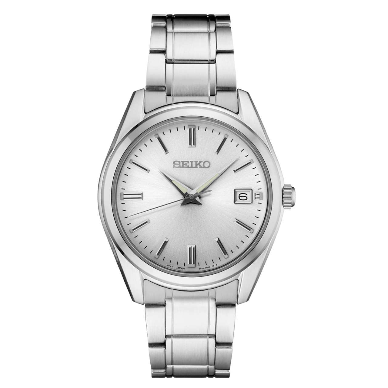 Seiko Essentials Everyday Casual Watch with Silver Dial and Sapphire Crystal #SUR307 Questions & Answers