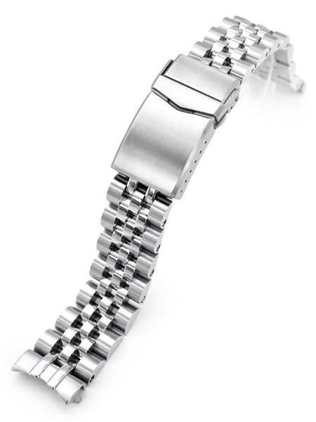 Strapcode 20mm ANGUS-J "Louis" 316L Stainless Steel Watch Bracelet for Seiko Cocktail Time, V-Clasp #SS201820B071 Questions & Answers