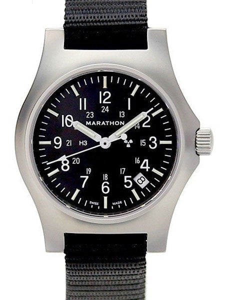 Does this watch, Marathon High Torque Quartz Military General Purpose SS Watch, have a screw down crown?