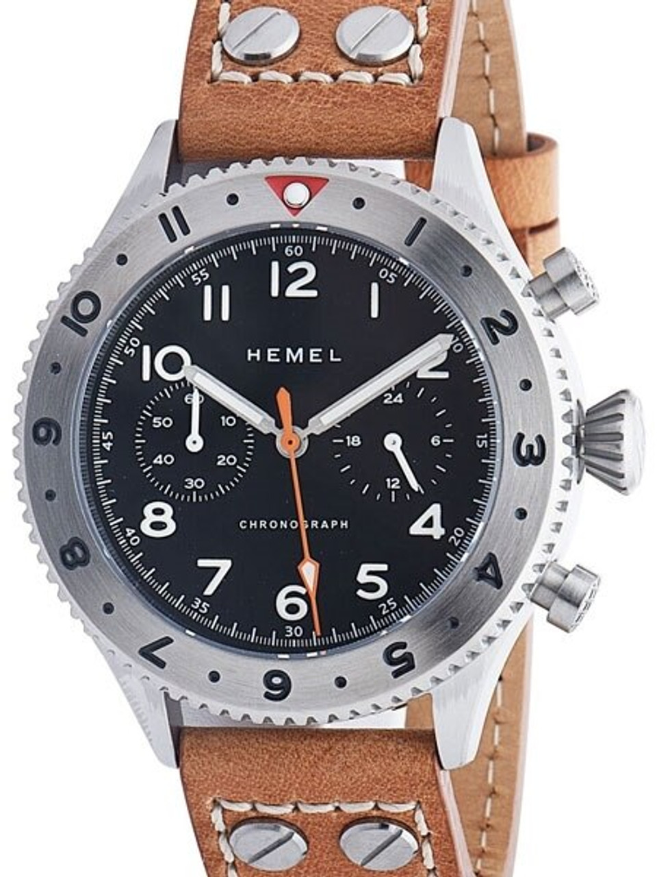 HEMEL 24 Quartz Chronograph Watch with GMT Bezel and Sapphire Crystal #HFT20-VK2 Questions & Answers