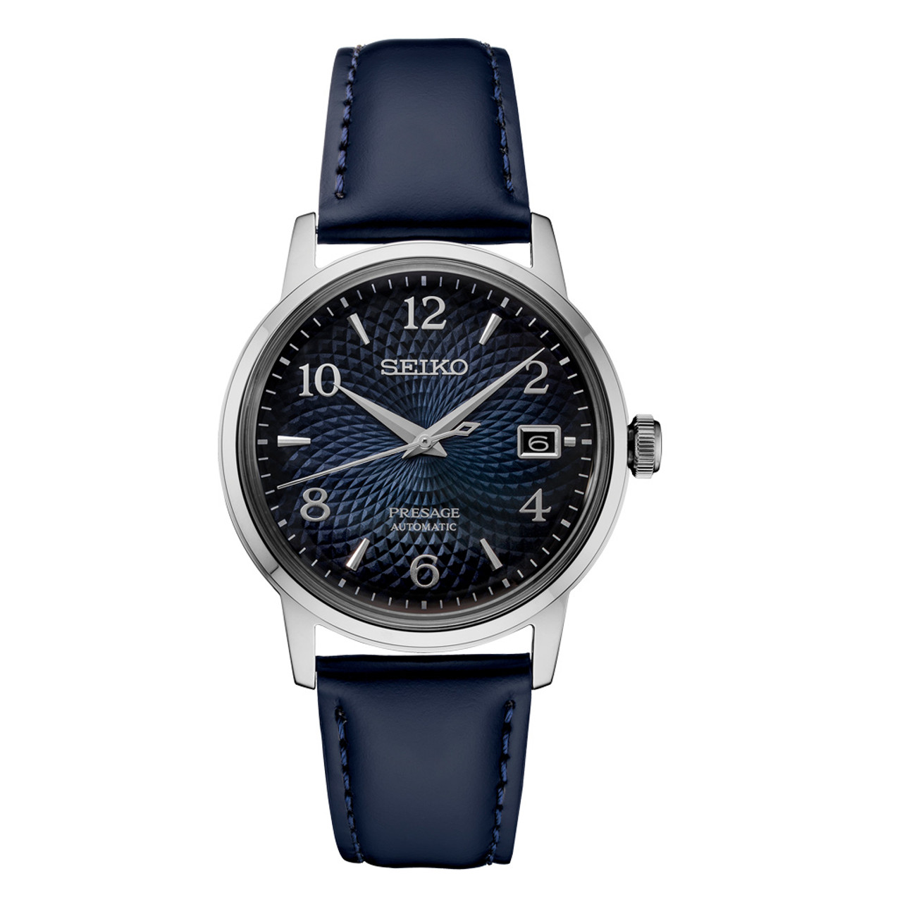 Seiko Presage Automatic Dress Watch with Blue Arabic Dial #SRPE43 Questions & Answers