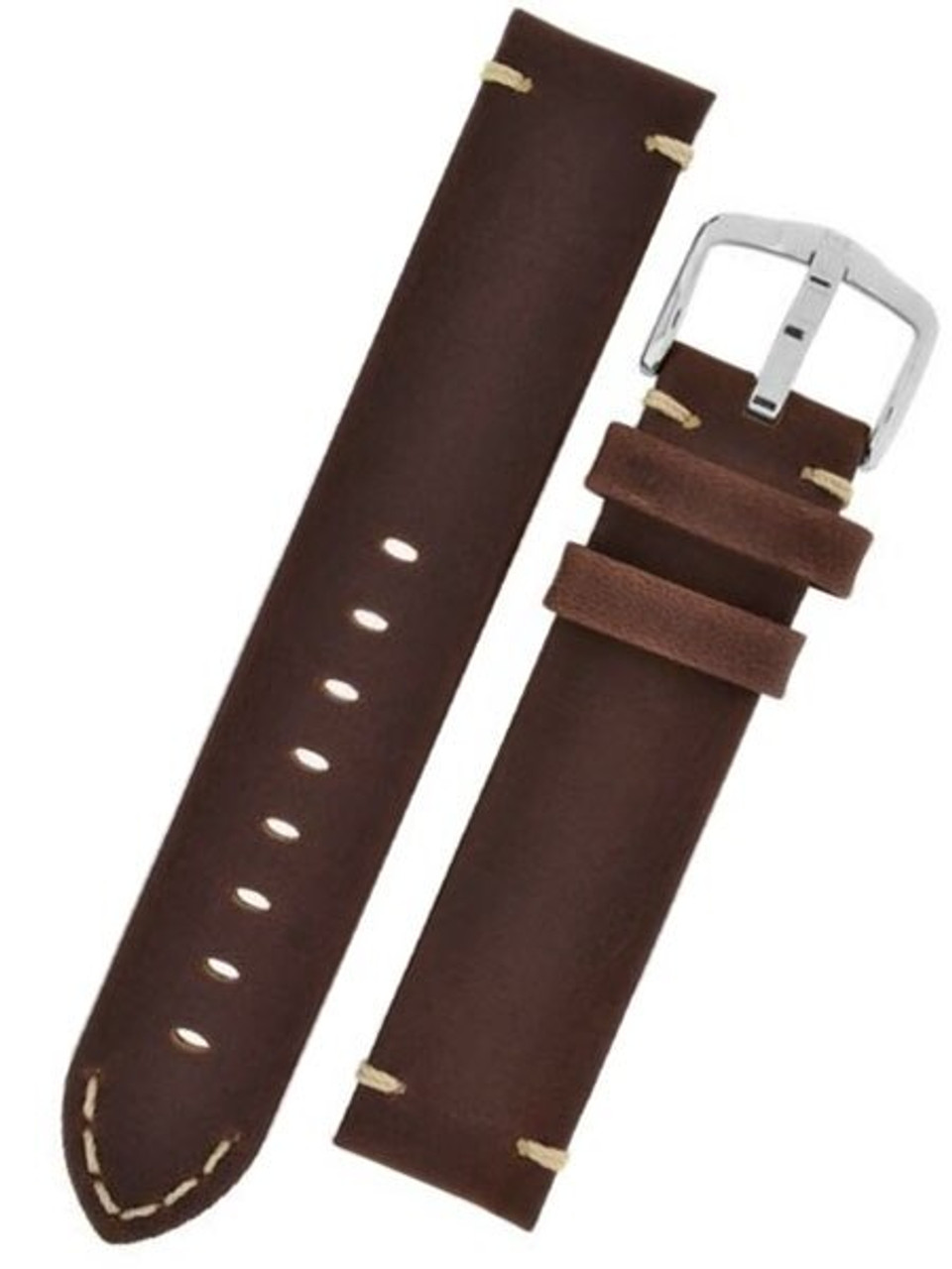 Hirsch Ranger Brown Barrel-Dyed Leather Watch Strap #054020-10 Questions & Answers