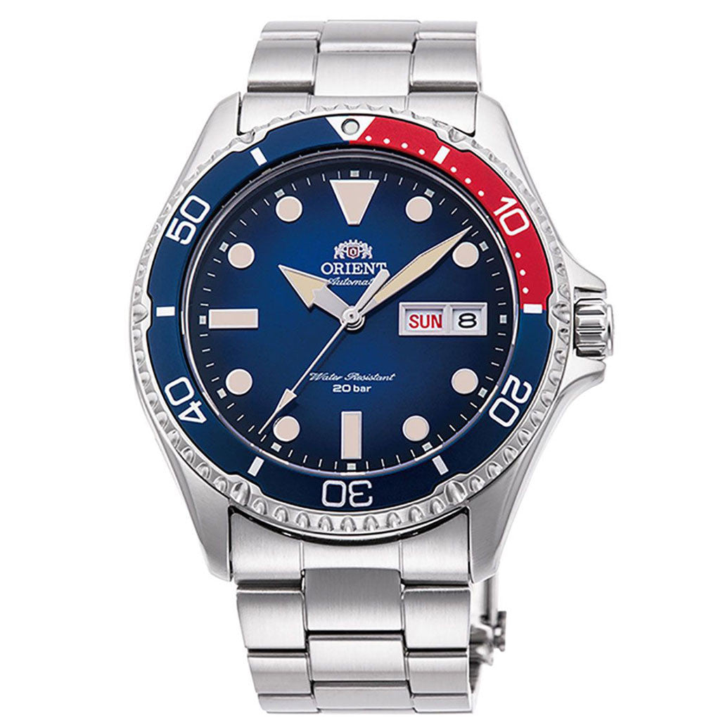 Orient Vintage-Inspired "Pepsi" Automatic Dive Watch with a Blue Dial #RA-AA0812L19B Questions & Answers