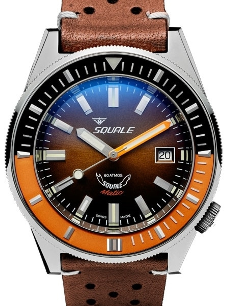 Squale Matic 600 meter Professional Swiss Automatic Dive watch with 44mm Polished Case #Matic-Choc-Pol Questions & Answers