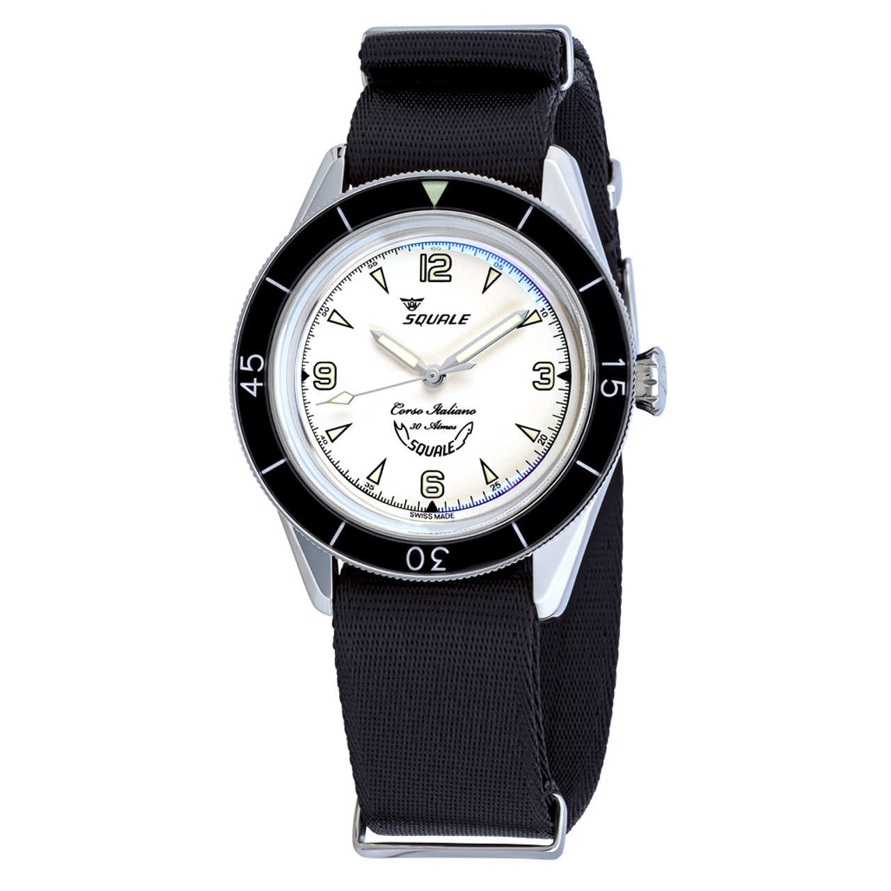 Squale Limited Edition Swiss Made Automatic Dive Watch with White Dial #SUB-3920-Artico Questions & Answers