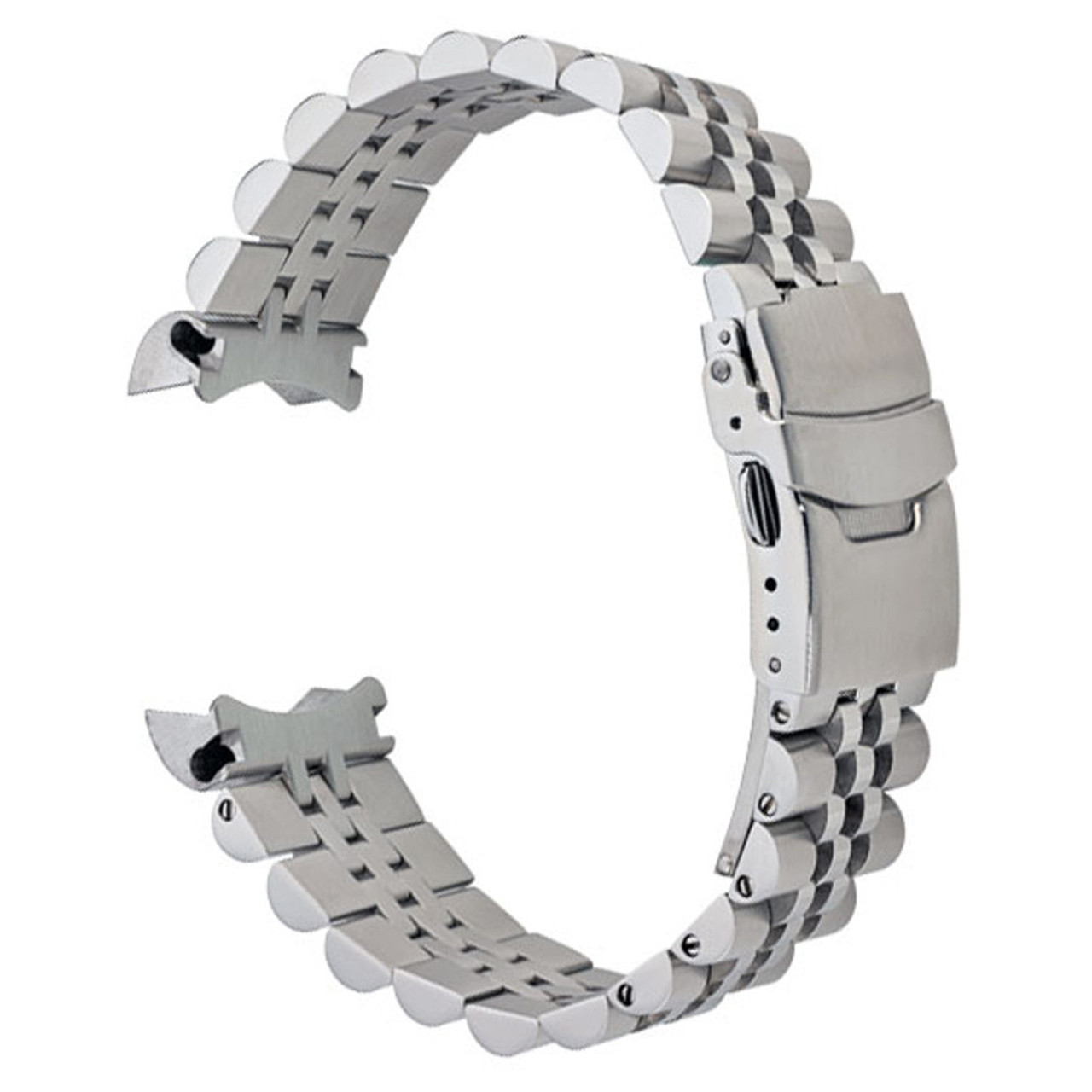 Islander 20mm Brushed and Polished Solid-Link Watch Bracelet for Islander Brookville #BRAC-22 Questions & Answers