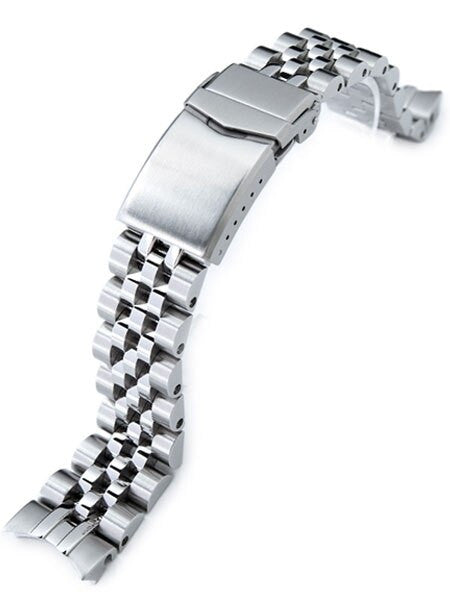 Strapcode 20mm ANGUS-J "Louis" 316L Stainless Steel Watch Bracelet for Seiko Alpinist SARB017, V-Clasp #SS201820B064 Questions & Answers