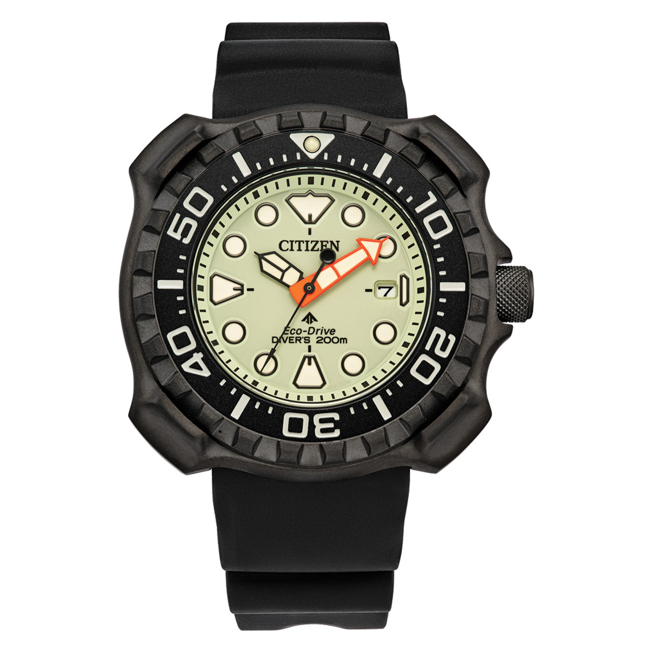 Citizen Promaster DLC Super Titanium Solar Dive Watch with Full Lume Dial #BN0227-25X Questions & Answers