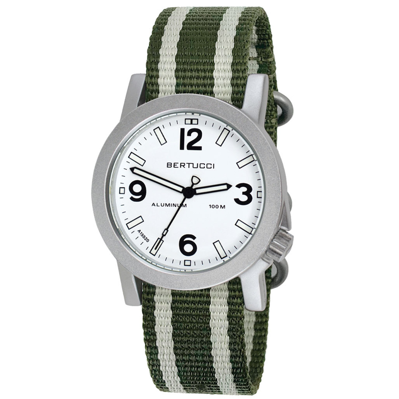 Bertucci A-6A Experior Tempo sport-field watch with light weight 40mm case #16521 Questions & Answers