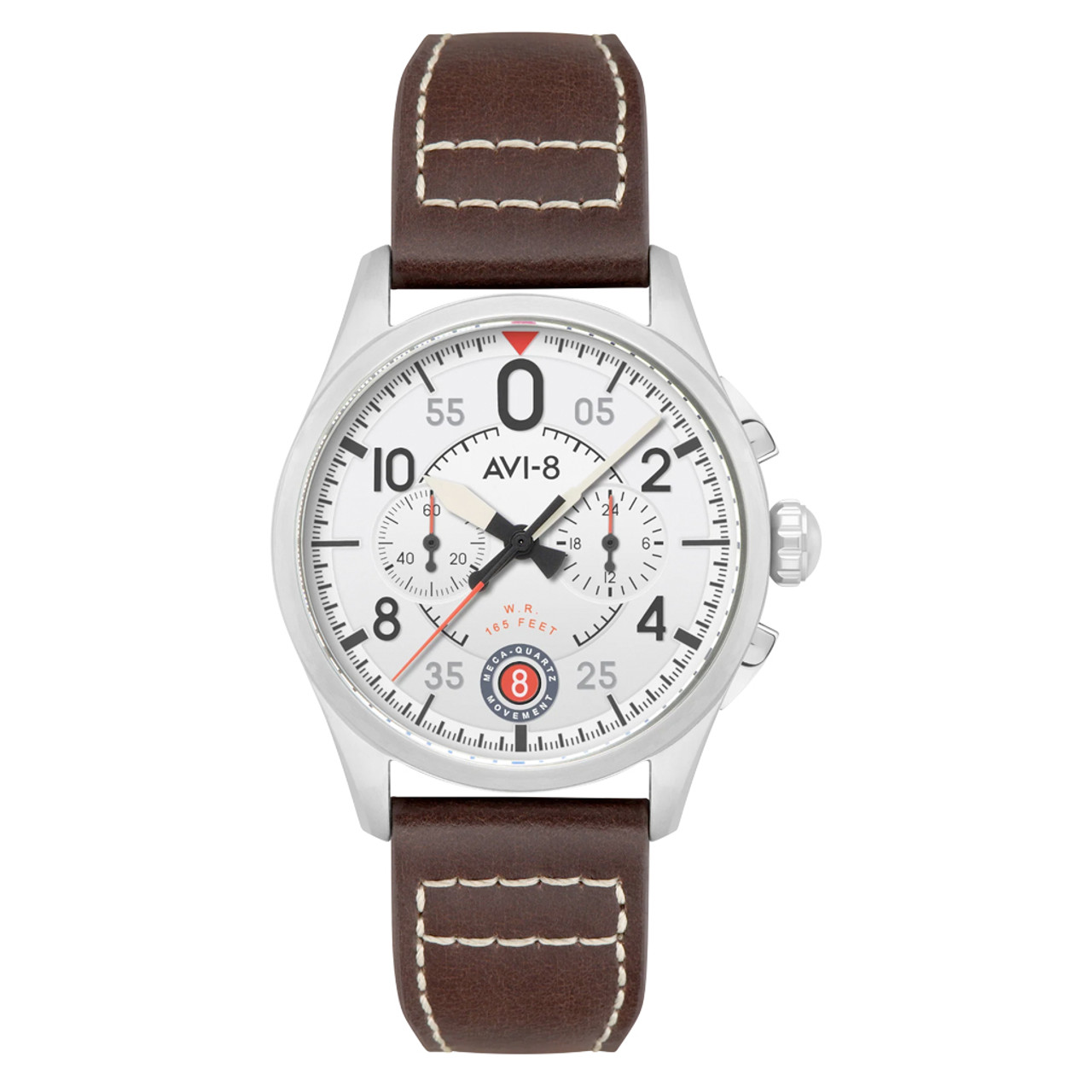 AVI-8 Spitfire Lock Chronograph with Aircraft White Dial #AV-4089-05 Questions & Answers