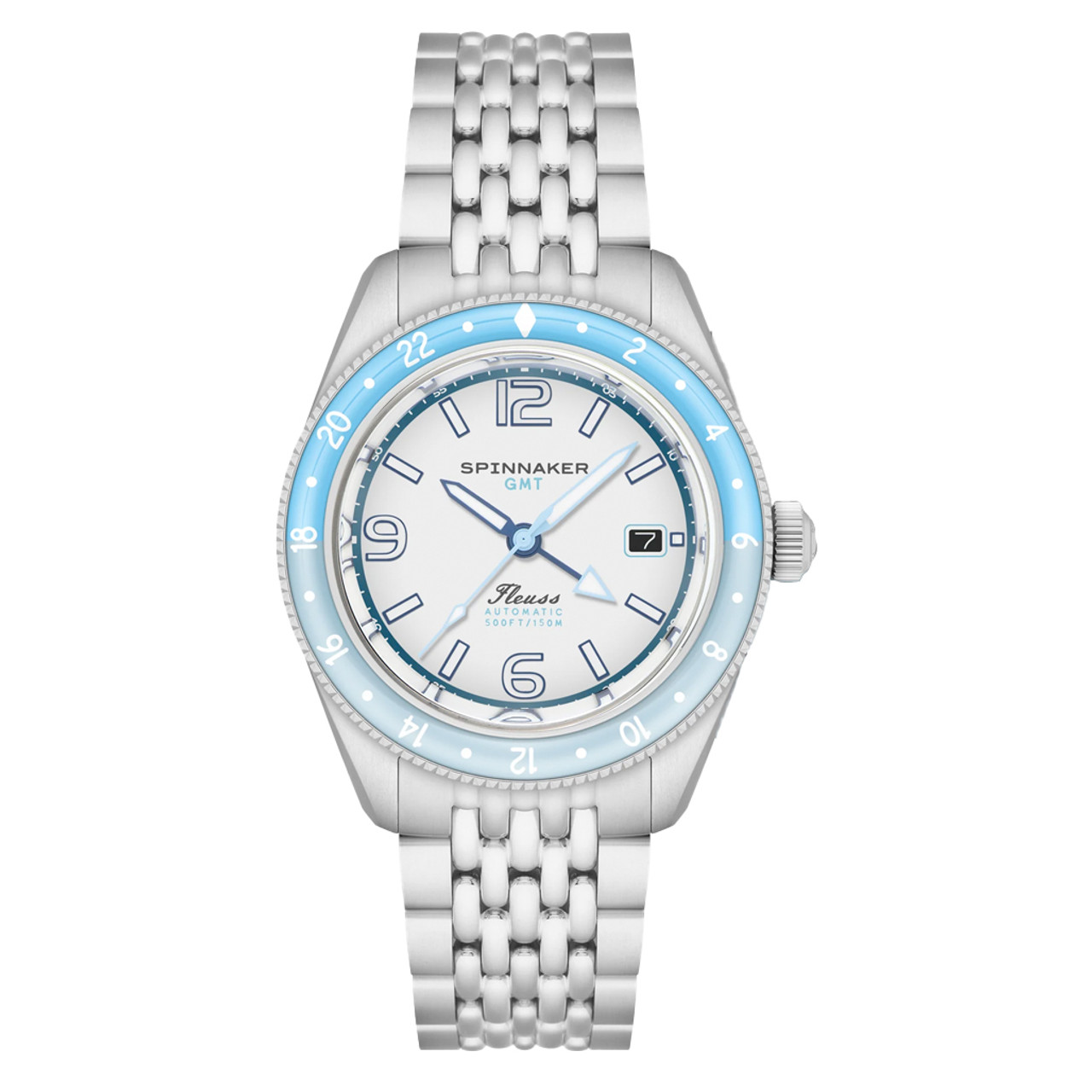 Spinnaker Fleuss GMT Automatic Watch with Moon White Dial #SP-5120-22 Questions & Answers