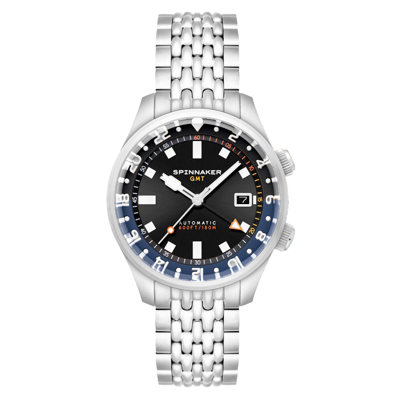 Spinnaker Bradner GMT Automatic Watch with Night Shadow Dial #SP-5121-66 Questions & Answers