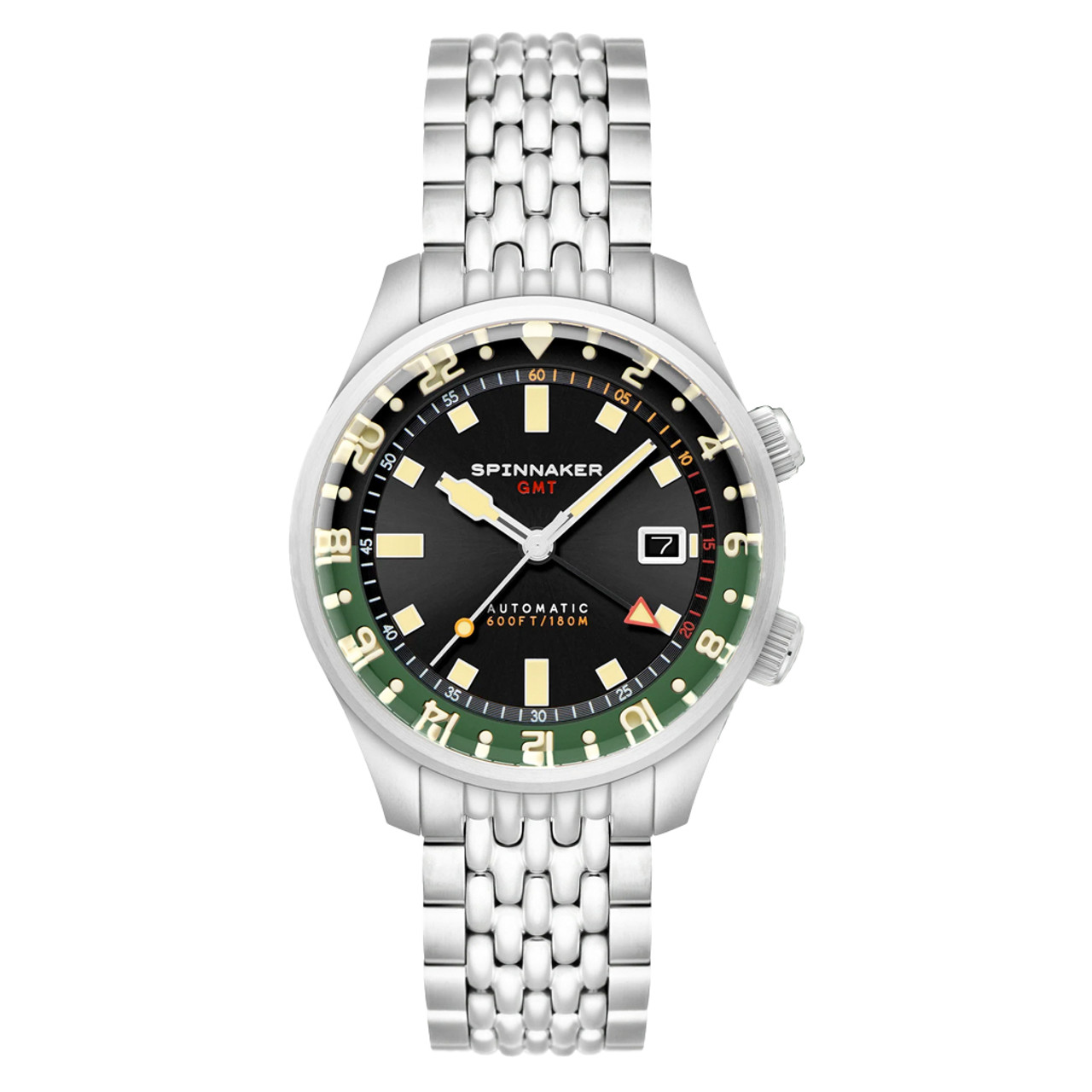 Spinnaker Bradner GMT Automatic Watch with Gravel Black Dial #SP-5121-44 Questions & Answers