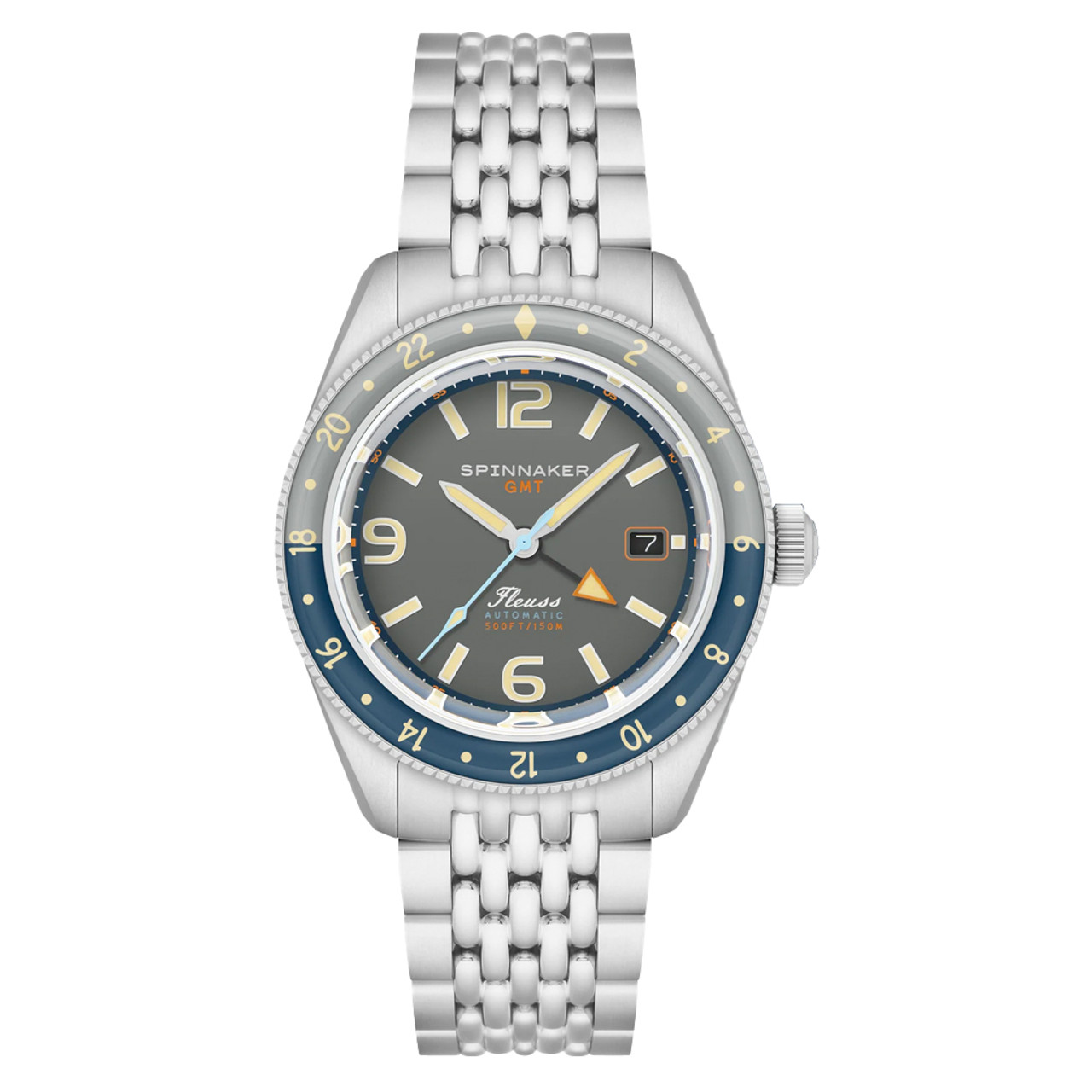 Spinnaker Fleuss GMT Automatic Watch with Deep Grey Dial #SP-5120-11 Questions & Answers