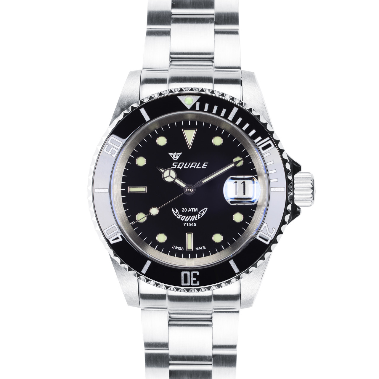 Squale 200 meter Classic Swiss Automatic Dive watch with Sapphire Crystal #1545-C Questions & Answers