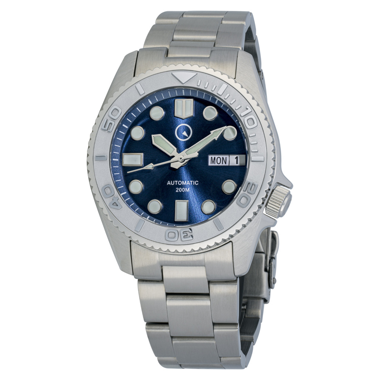 Islander 38mm Automatic Dive Watch with Radiant Blue Dial #ISL-63 Questions & Answers