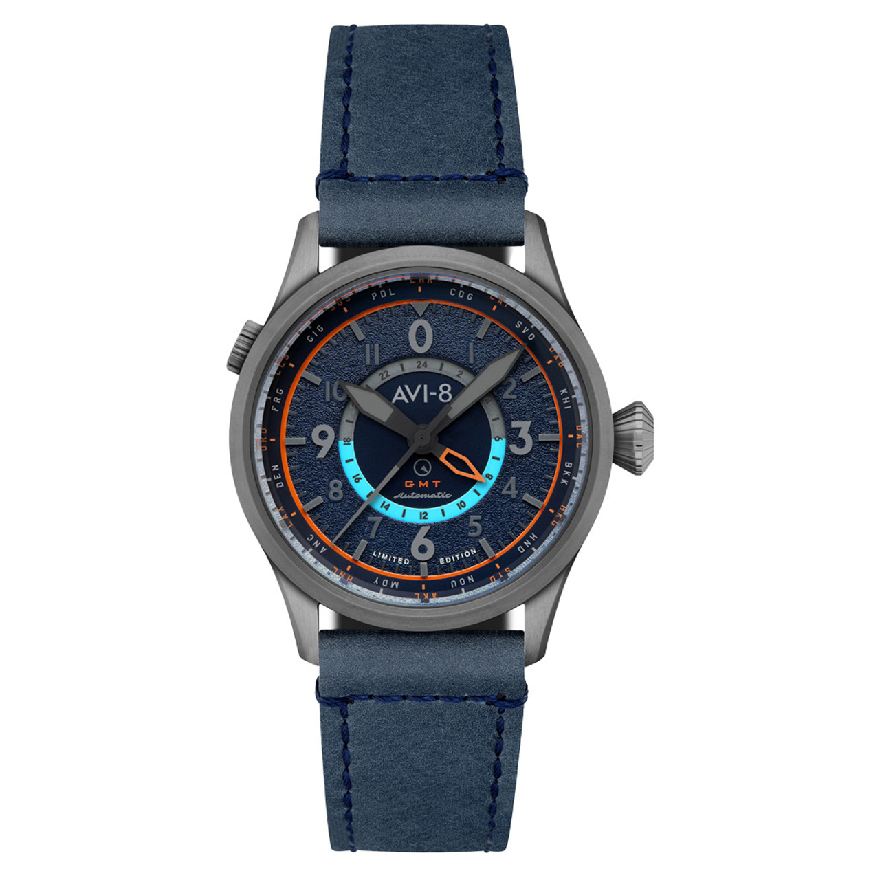 AVI-8 x Islander Limited Edition Flyboy Wingman Worldtimer GMT #AV-4120-07 Questions & Answers