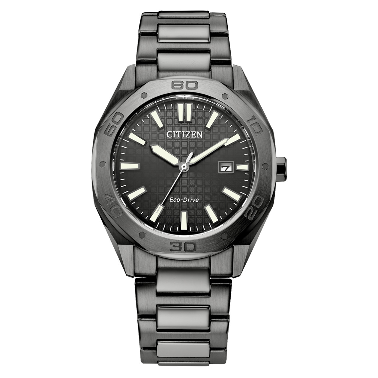 Citizen Eco-Drive Weekender Sport Gray-Tone with Black Dial #BM7637-81H Questions & Answers