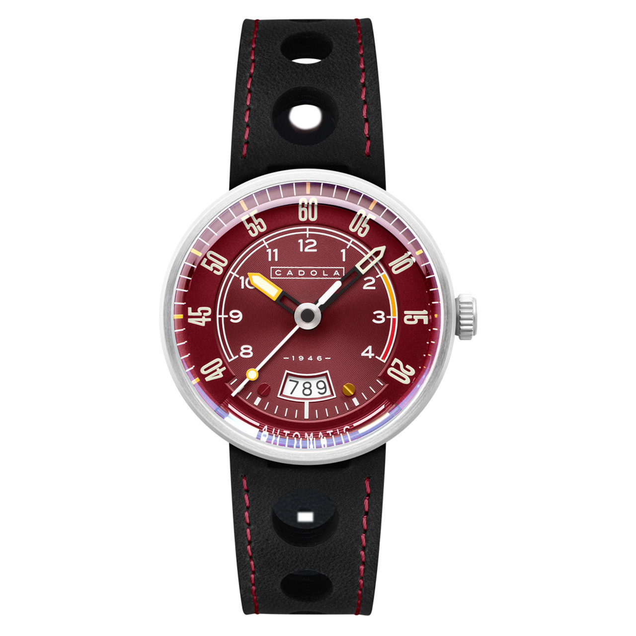 Cadola RPM Automatic Watch with Firebrick Red Dial #CD-1055-04 Questions & Answers