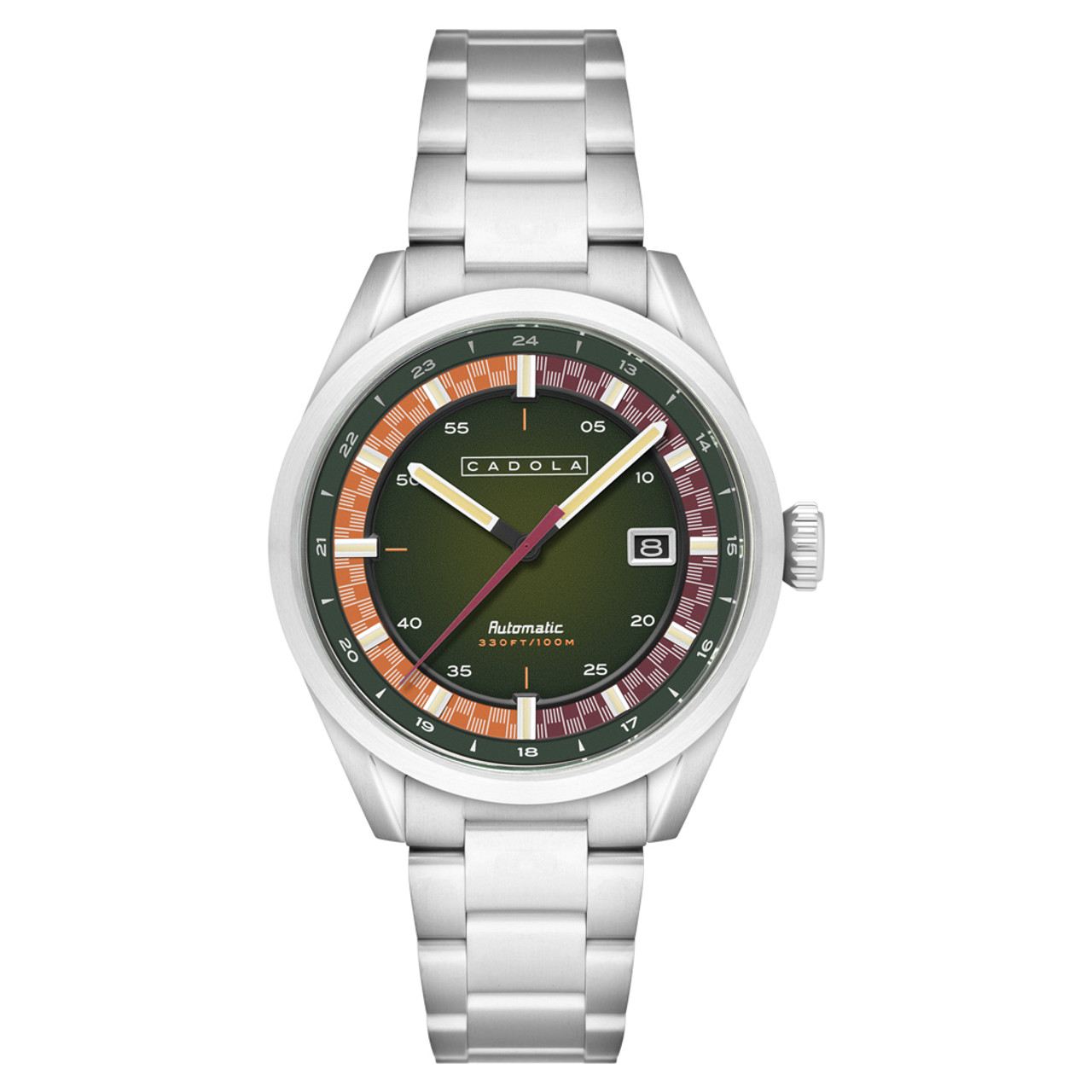 Cadola Paddock Automatic Watch with Pine Green Dial #CD-1037-44 Questions & Answers