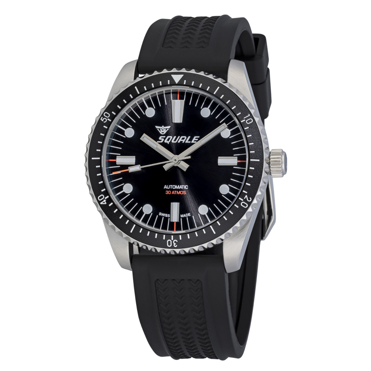 Squale Montauk 300M Swiss Automatic Diver with Black Sea Dial #MTK-21 Questions & Answers