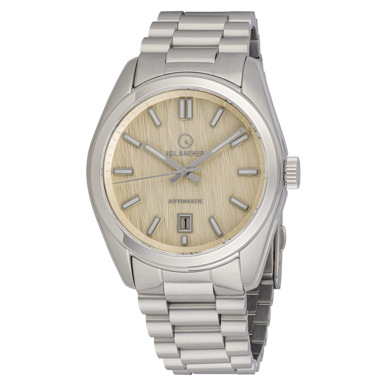 Islander Upper Brookville Automatic Dress Watch with Ivory Dial #ISL-294 Questions & Answers