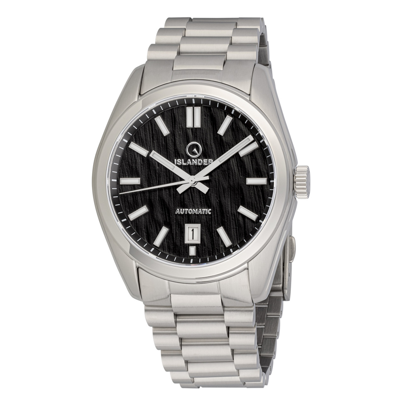 Islander Upper Brookville Automatic Dress Watch with Ink Black Dial #ISL-289 Questions & Answers