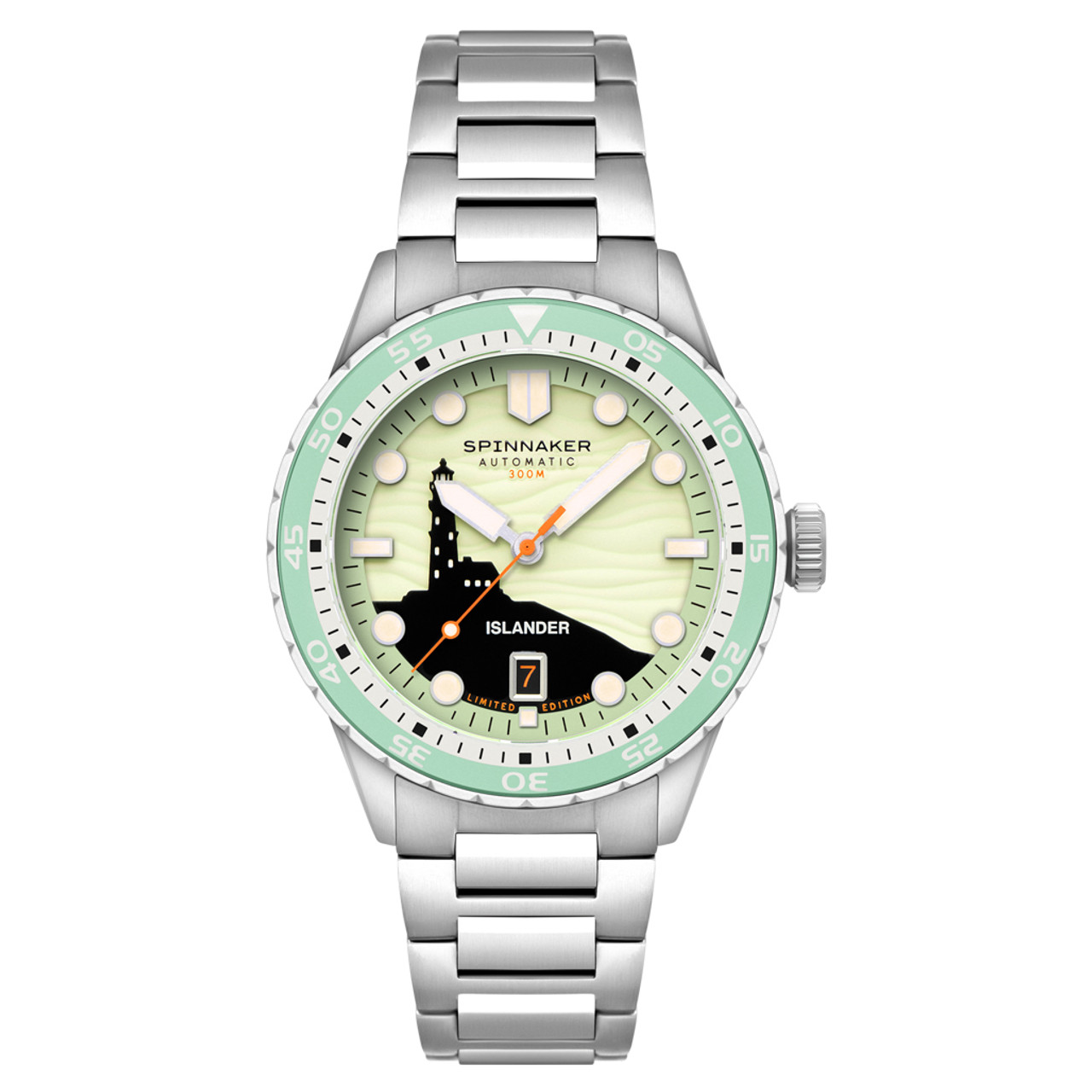 Spinnaker x Islander Hass Limited Edition Watch with Lighthouse Dial #SP-5144-LIW33 Questions & Answers