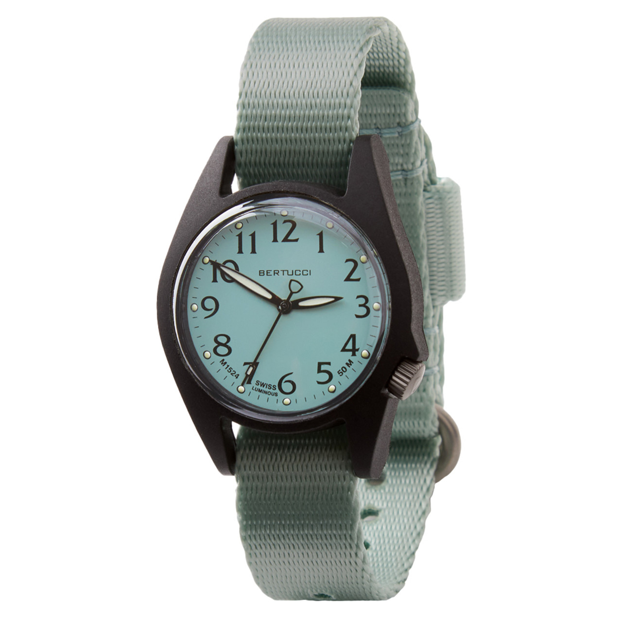 Bertucci M-2RA Women's Field Watch with Sage Dial #18509 Questions & Answers