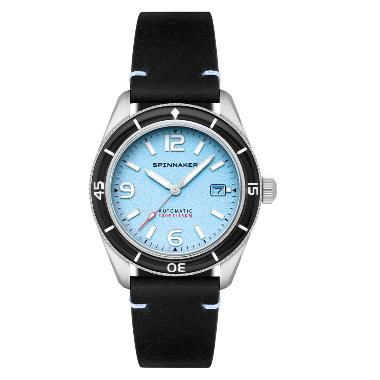 Spinnaker Fluess Automatic Watch with Horizon Blue Dial #SP-5055-0E Questions & Answers