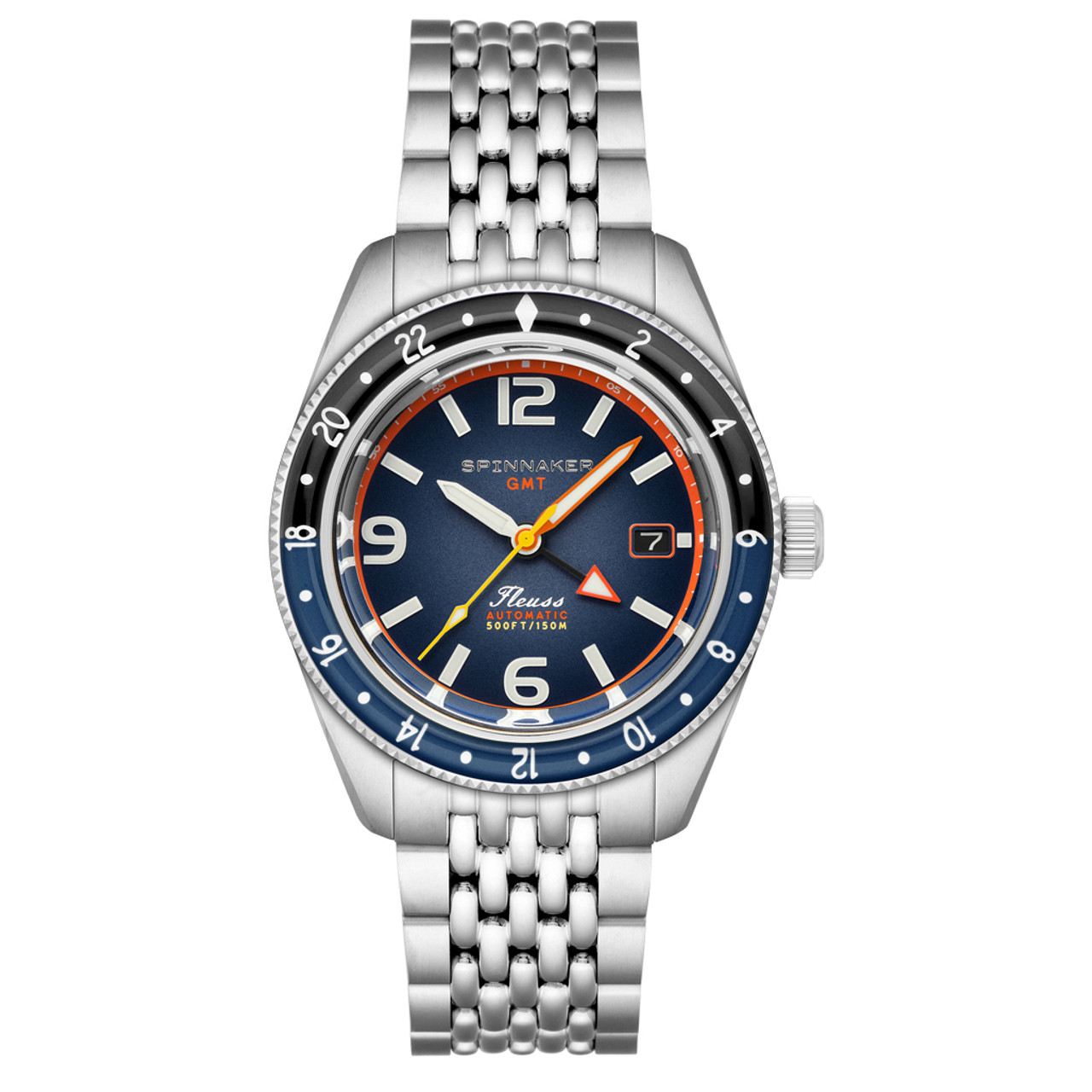 Spinnaker Fluess GMT Automatic Watch with Deep Blue Dial #SP-5120-88 Questions & Answers