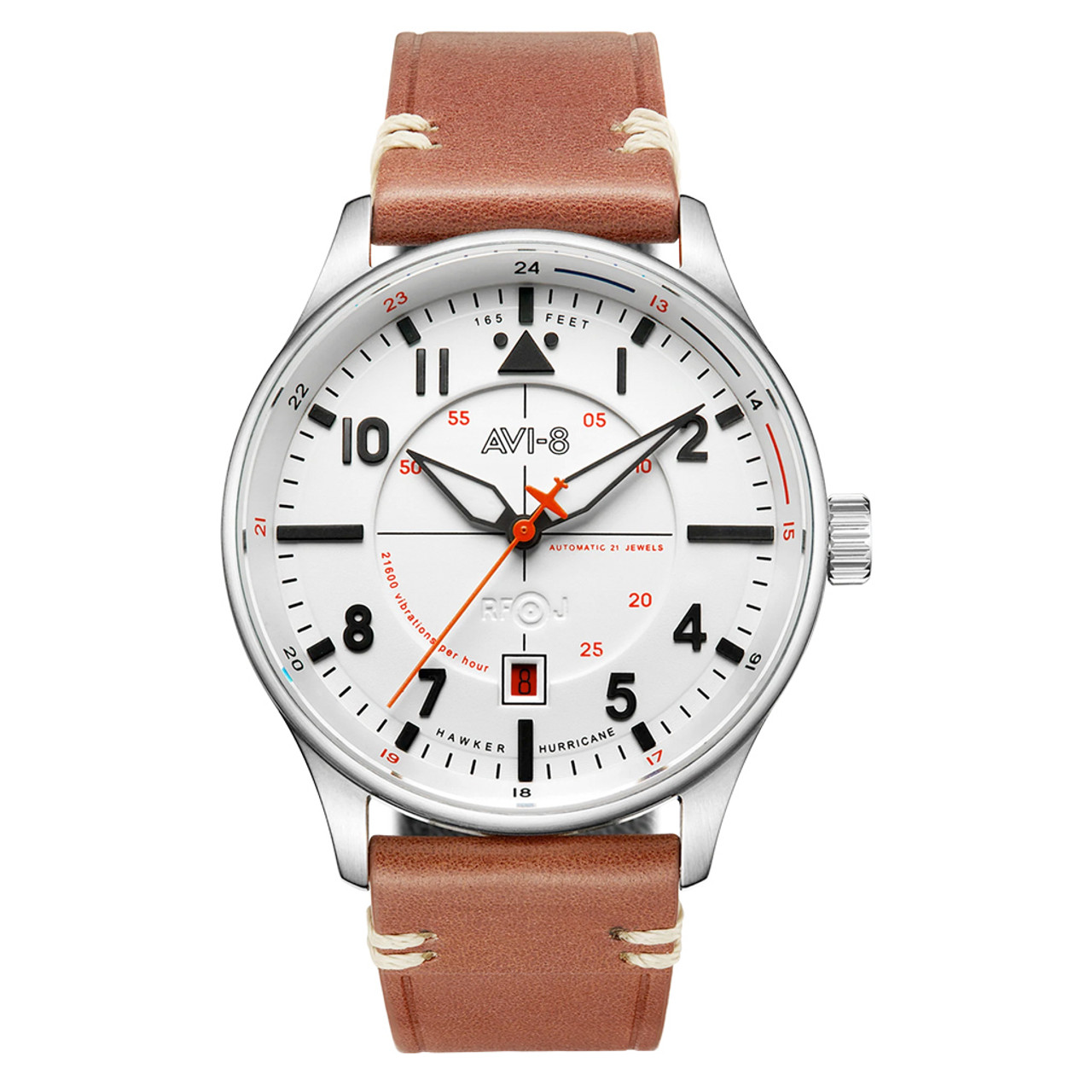 AVI-8 Hawker Hurricane Kent Automatic Newton with White Dial #AV-4094-01 Questions & Answers