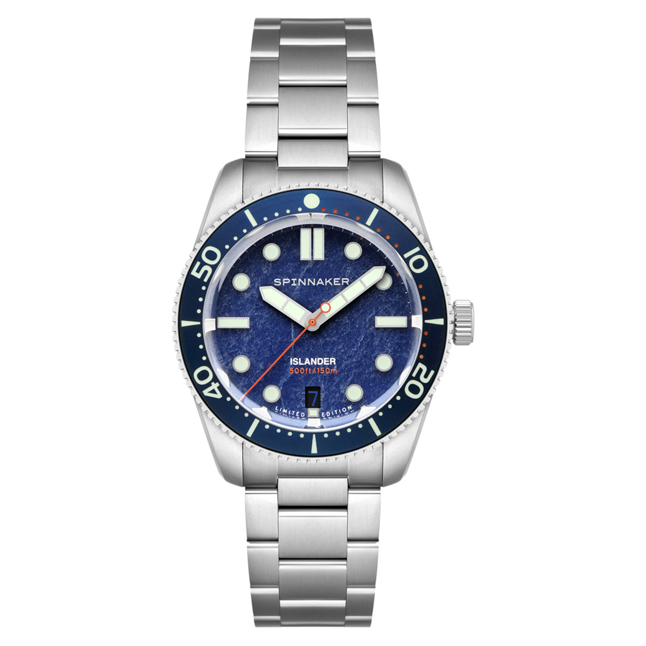 Spinnaker x Islander 39mm Croft with Blue Aventurine Dial #SP-5149-LIW11 Questions & Answers