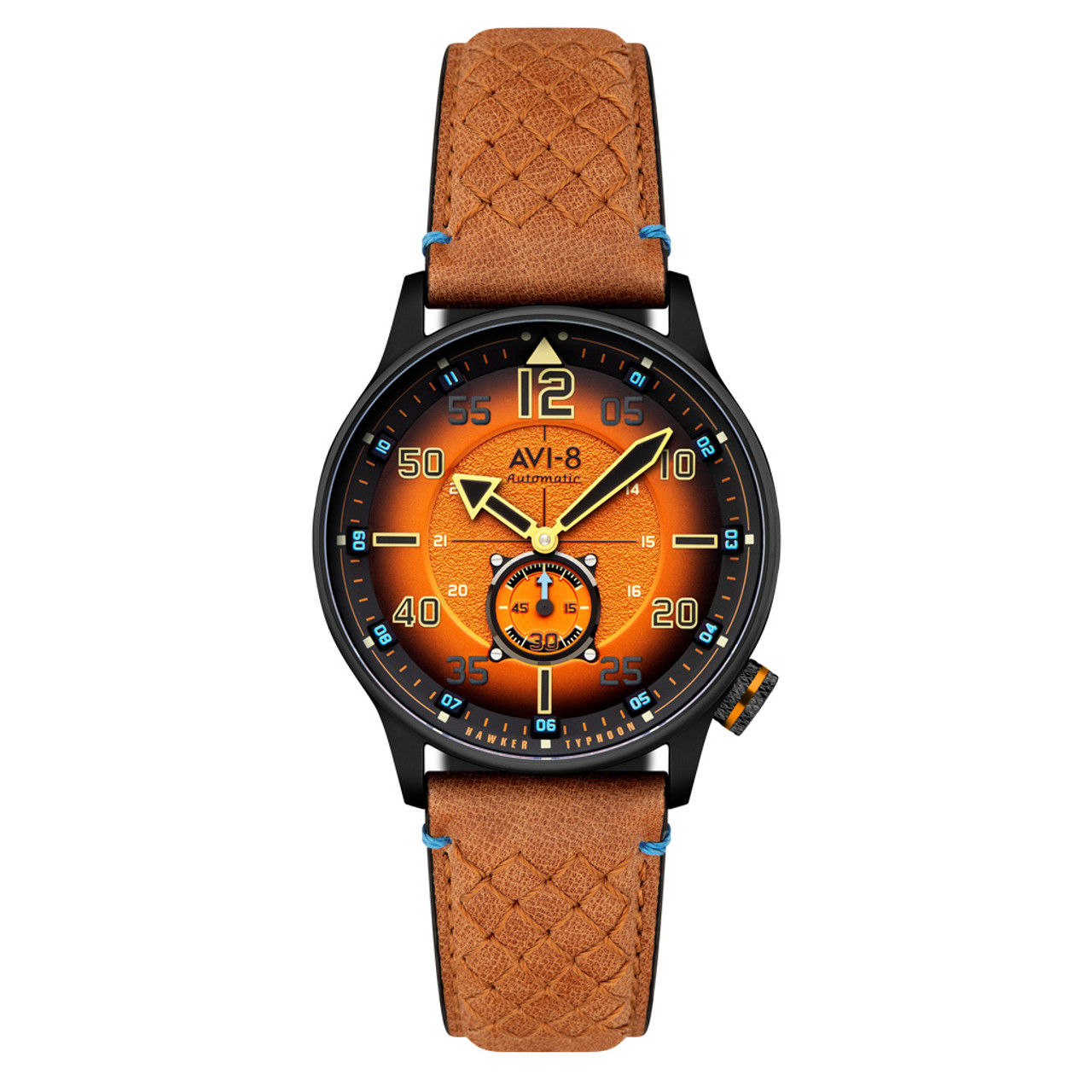 AVI-8 Hawker Typhoon Baldwin Automatic Burnt Orange Dial #AV-4119-02 Questions & Answers