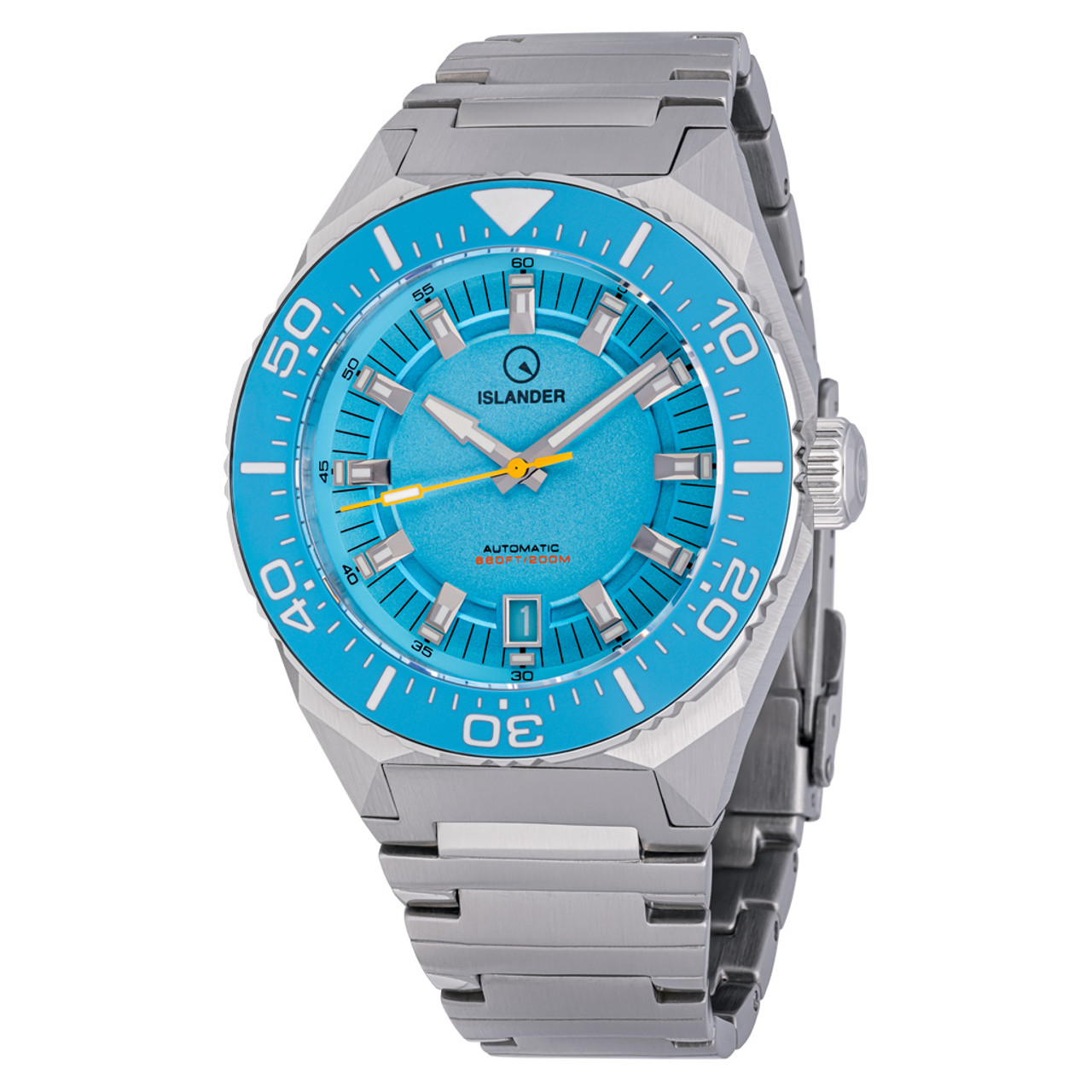 Islander Kings Point Dive Watch with Sky Blue Dial #ISL-271 Questions & Answers