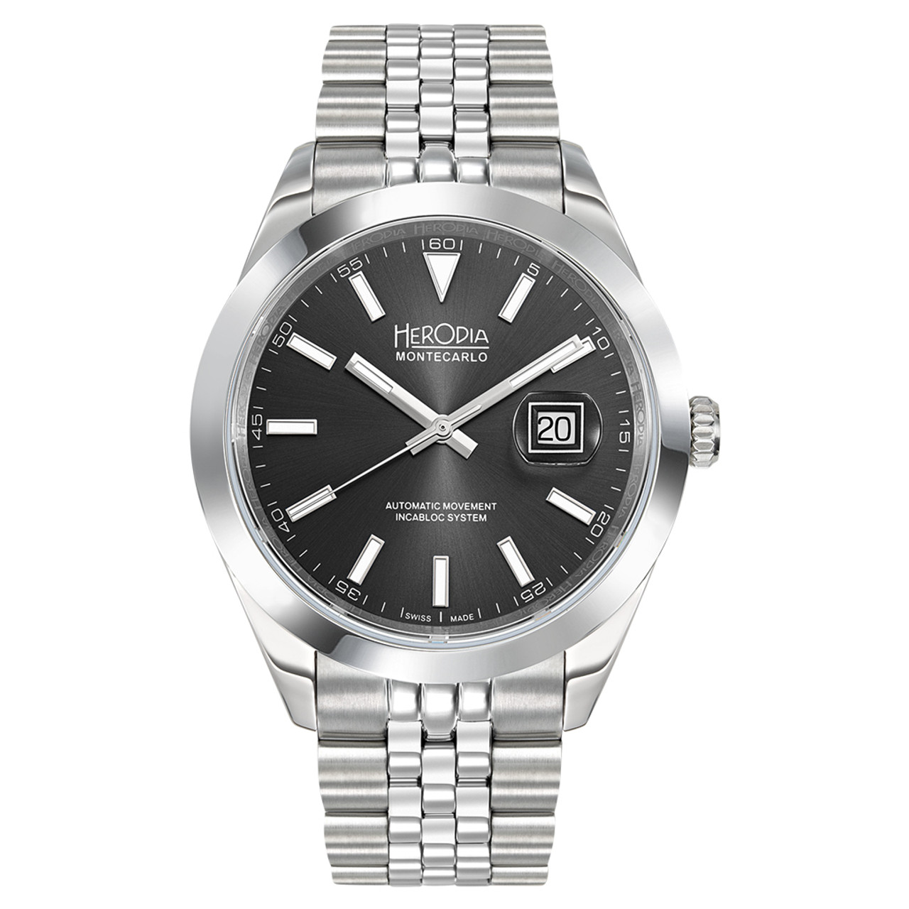 Herodia Monte Carlo Swiss Watch with Matte Black Dial #HMONSDEBK.AC Questions & Answers