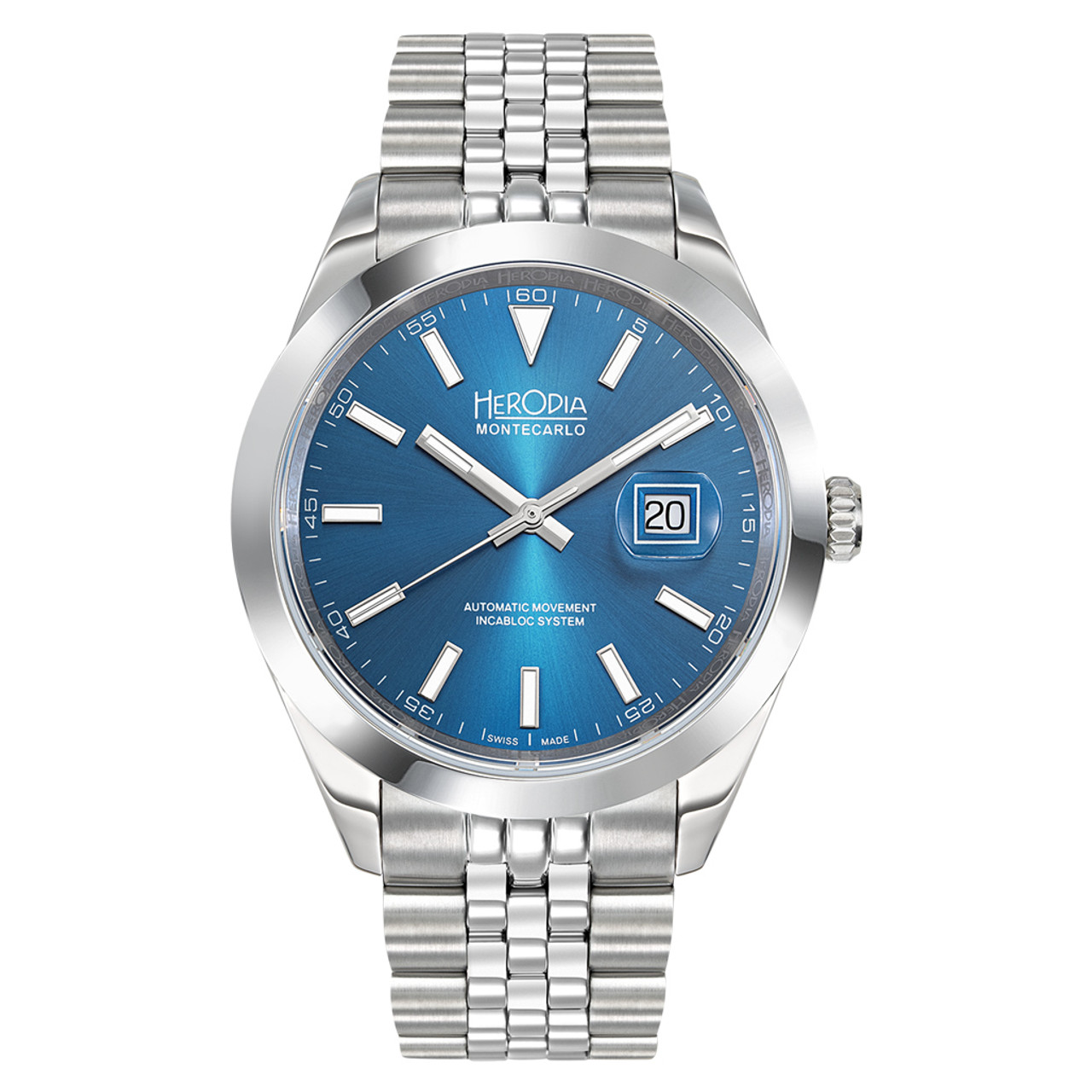 Herodia Monte Carlo Swiss Watch with Radiant Blue Dial #HMONSDEBL.AC Questions & Answers