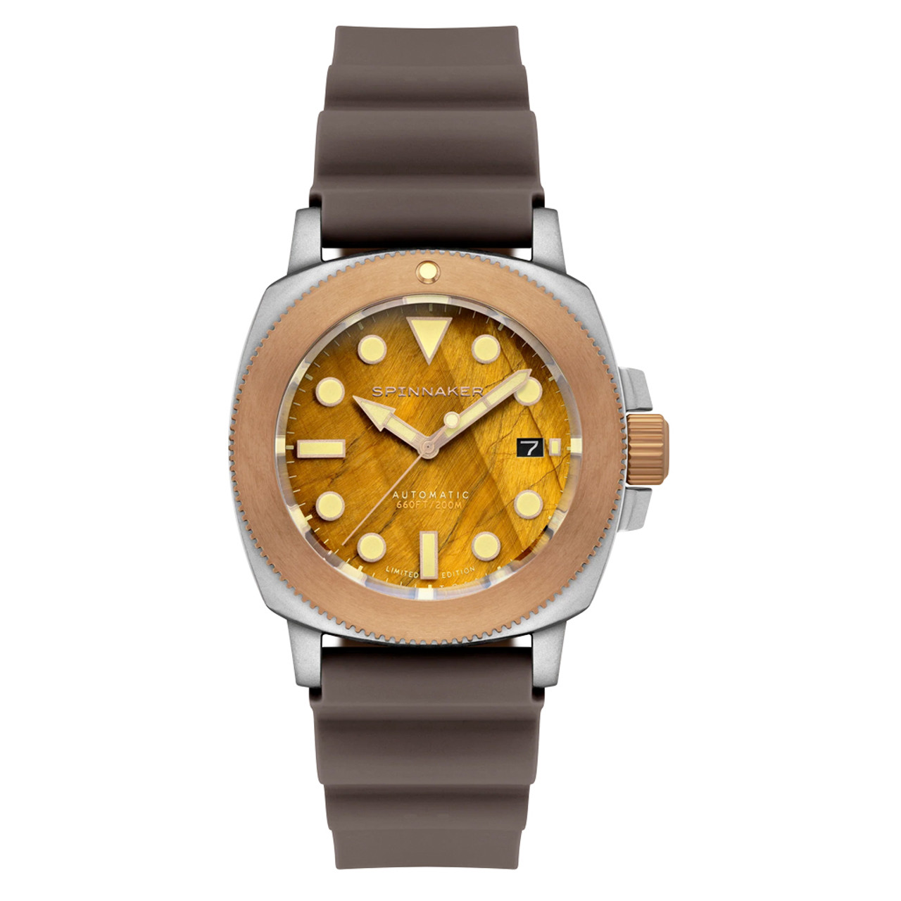 Spinnaker Hull Titanium Bronze Automatic - Lapidary Limited Edition Brown Dial #SP-5145-01 Questions & Answers