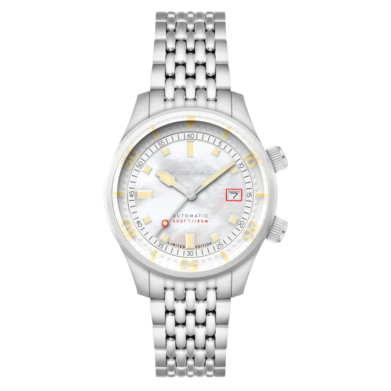 Spinnaker Bradner LE Pearl Diver Pearl Essence Watch #SP-5158-22 Questions & Answers
