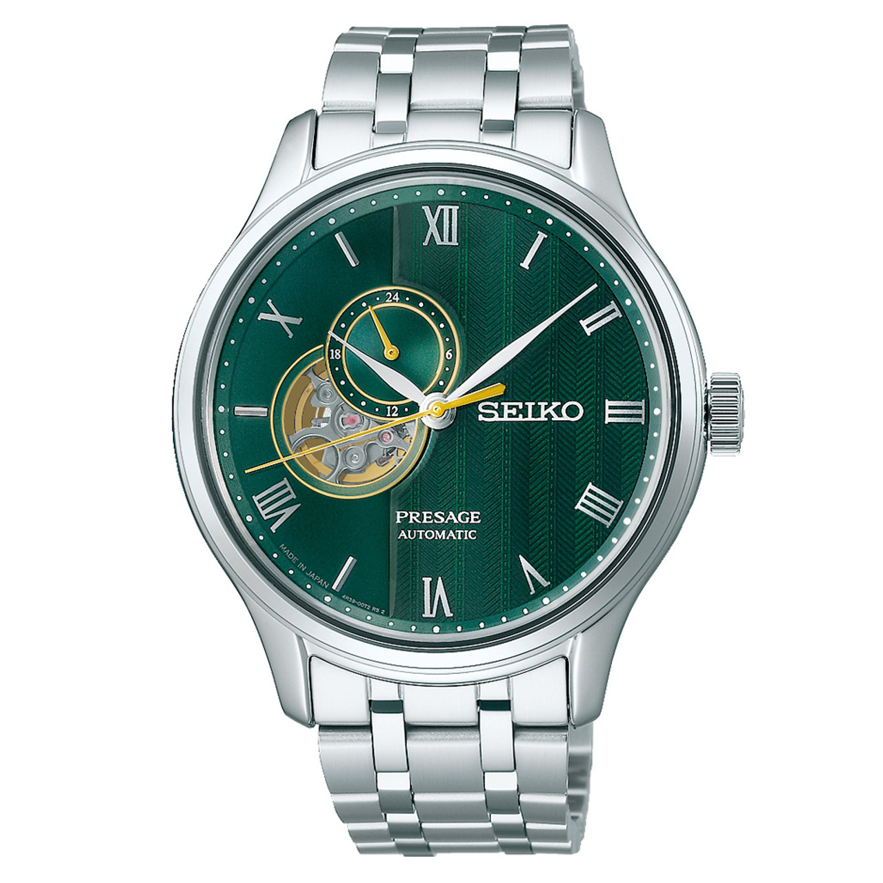 Seiko Presage Japanese Green Garden Automatic Dress Watch #SSA463 Questions & Answers