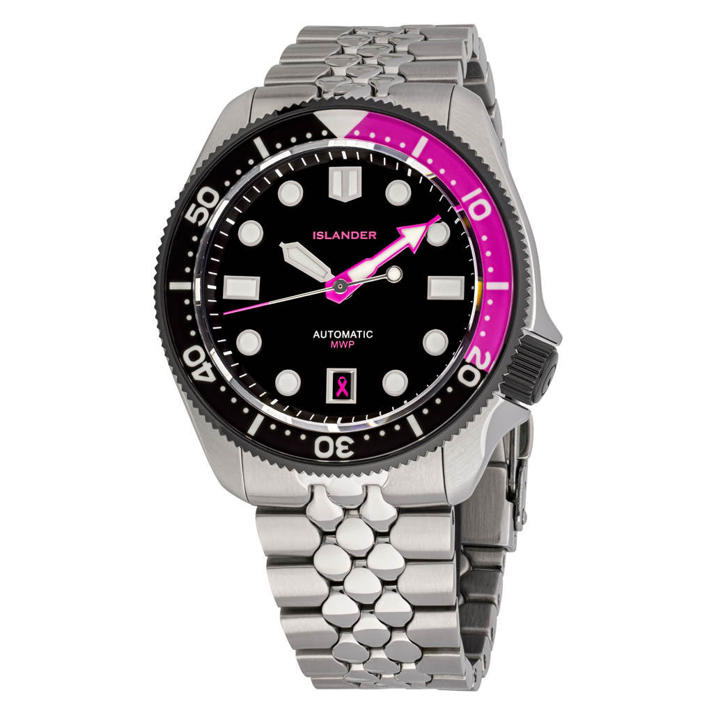 Islander x StrapHabit x Brodinkee "MWP" (Men Wear Pink) Charity Watch #ISL-342 Questions & Answers